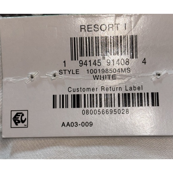 INC. White Flare Denim Jeans Women's Size 8 29x32 Gold Waist Clasp NWT - Picture 3 of 7